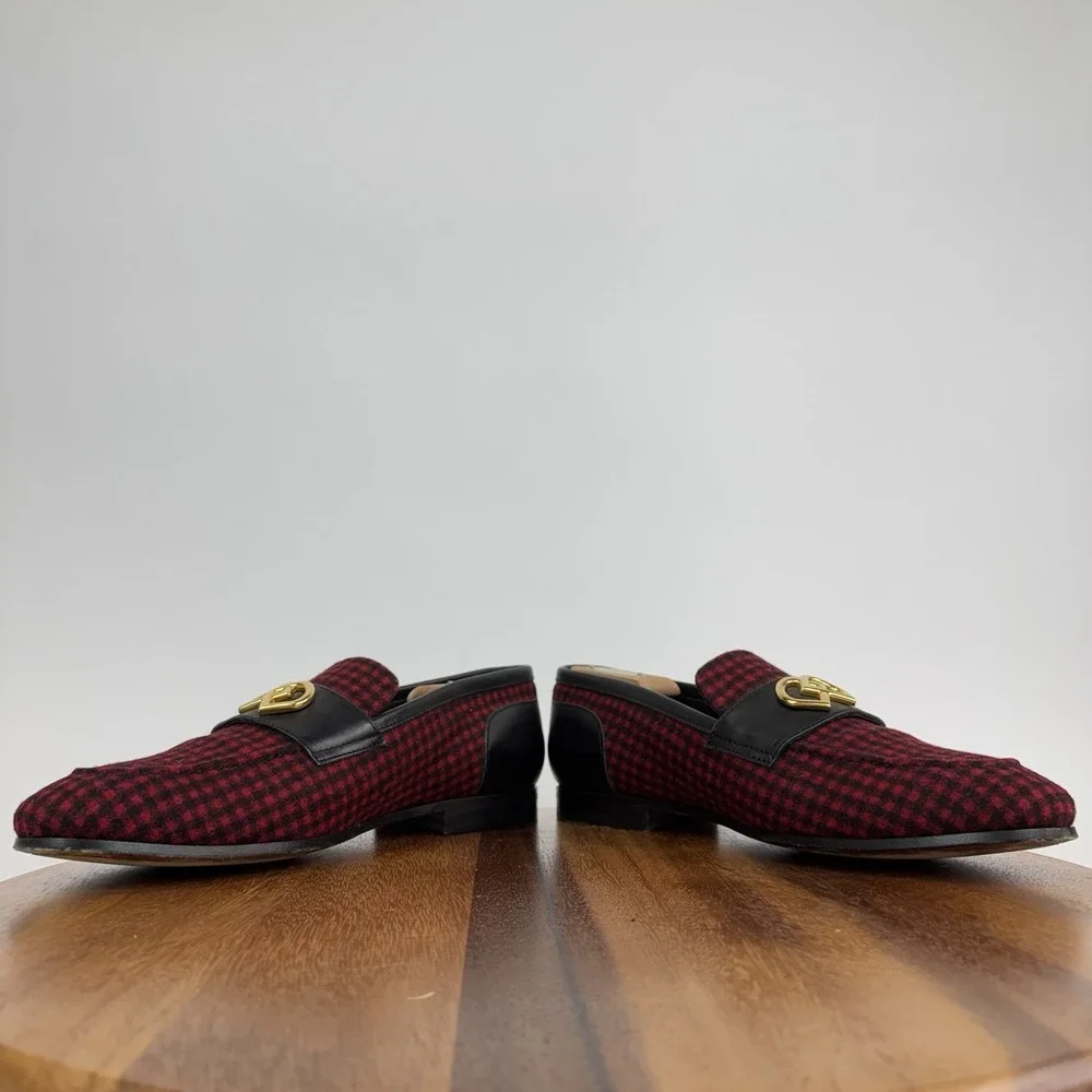 Mens DSquared2 Red‎ Plain Casual Comfort Slip On Penny Loafers Shoes Size EU 42